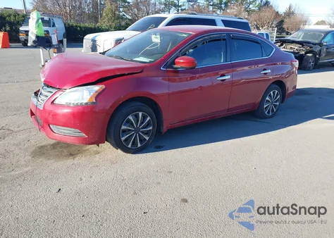 2013 Nissan Sentra S z USA, uszkodzony, nr VIN 3N1AB7AP6DL791228